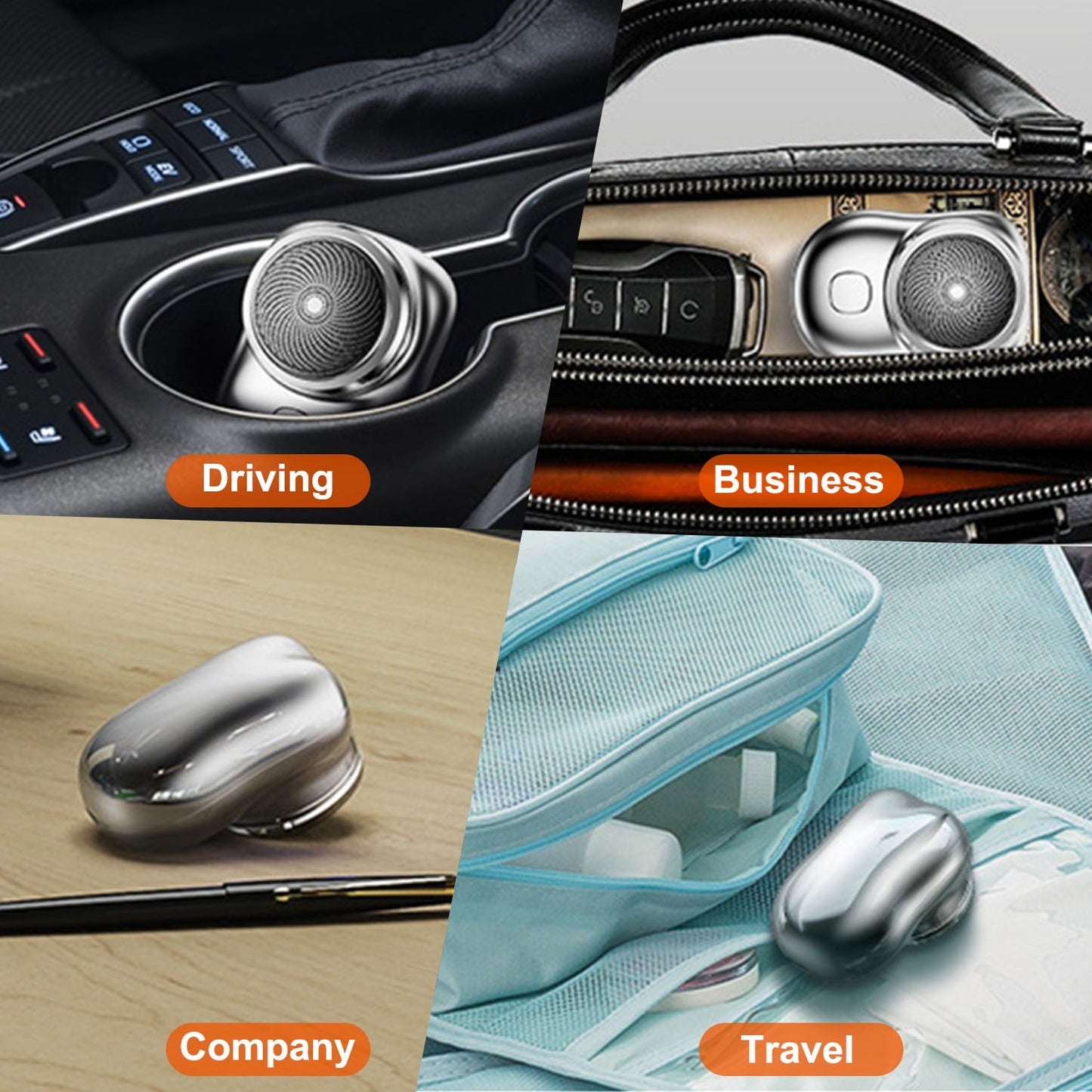 1 Set Electric Razor For Men Mini Shaver Portable Pocket Size Shaver USB Rechargeable Dry Usage For Home Travel Office