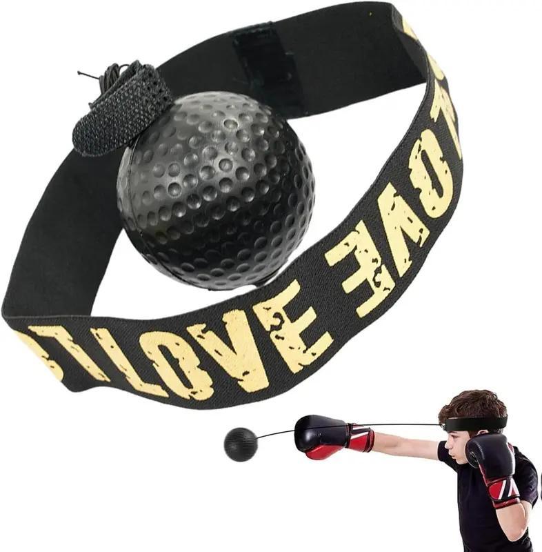 Boxing Reaction Ball Training Set With Adjustable Headband Improves Hand-Eye Coordination And Punching Accuracy Portable And Durable Suitable For Beginners And Experienced Boxers